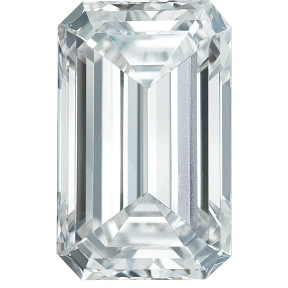 Women's 0.75 Carat 0.75 CT VS FG Emerald Step-Cut Lab-Grown Diamond